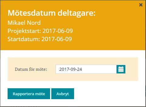 Kontaktinformation företag Kontaktinformation till det uppsägande företaget. Information om deltagare från kartläggningssamtal Information från omställningsrådgivarens samtal med deltagaren.