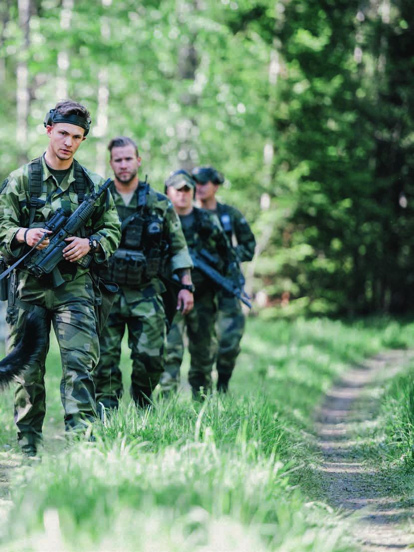 ERN En av 13. säkerhetsbataljonens viktigaste sensorer är hundar.