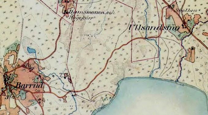 Mera närliggande ställen dyker i stället upp i hans medvetande: Svenstorp, Villbergstorp, Bremon, Breviken, Hartsviken, Näset, Hasslefallet, Gullhögen - - - Gullhögen, vad hette det nu igen?