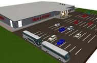 Art / Kategori Nybyggnad Lager, magasin 30600kvm Nybyggnad Sophus Basstorheter Byggtekniskt antal huskroppar 1st Antal våningar 1st Bruttoarea 30600m2 Byggnadsarea 30600m2 Bruttovolym 183600m3