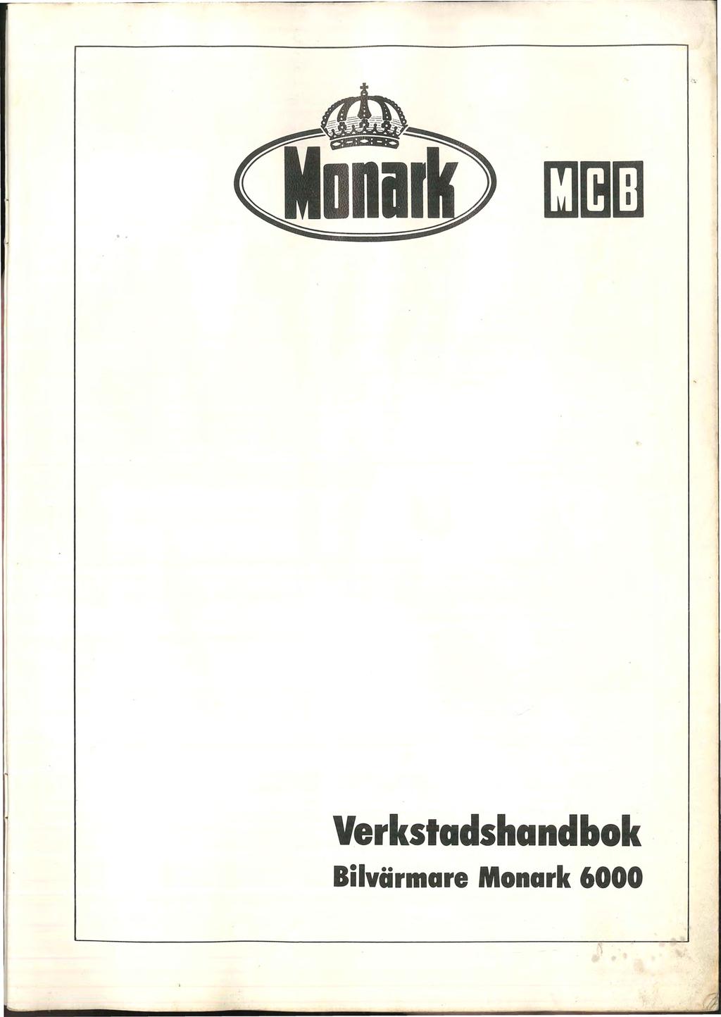 . 001 Verkstadshandbok