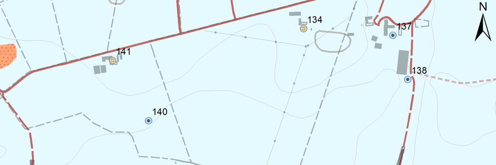 Hydrogeologisk omgivningspåverkan och åtgärdsförslag Fram till ca km 28/930 går E22 i skärning. Här kan vägens diken möjligen nå ner under högsta grundvattenyta.
