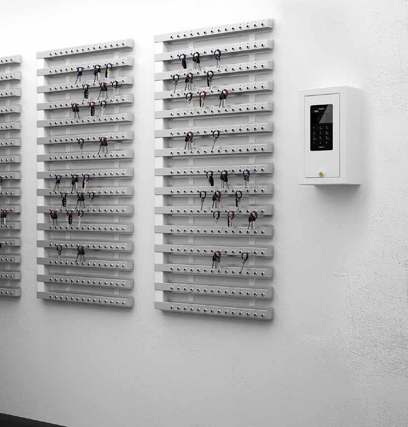 KeyRack-systemet ger dig flexibilitet, säkerhet och snabb access.