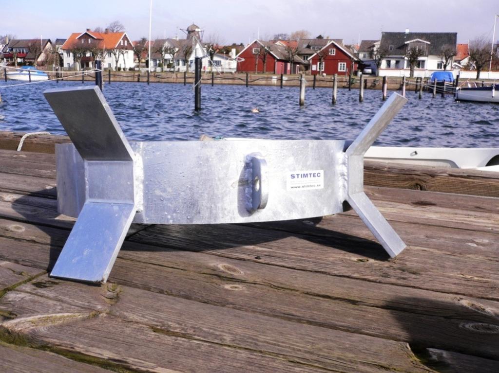 9.2 Ankarring De här ringarna har betydligt lägre vikt än motsvarande betongankare, varför de är lätta att lägga ut.