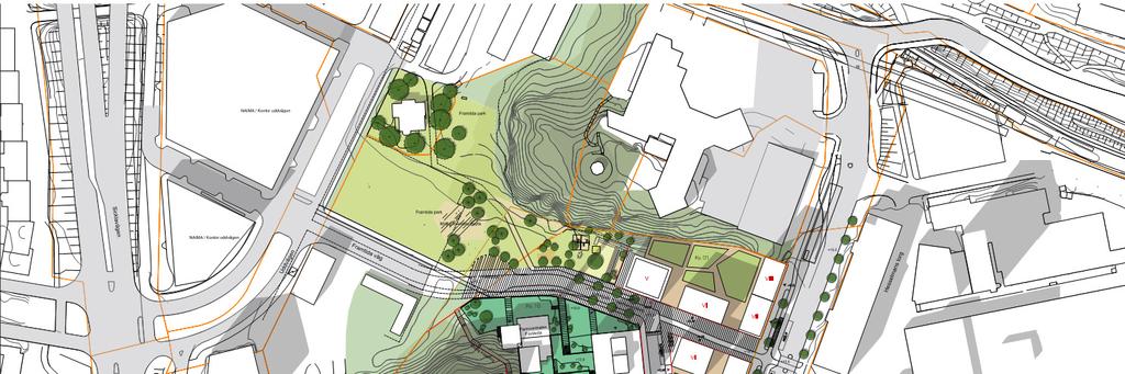 Sicklavägen Sickla Industriväg Nya kontorshus Kinnparshuset Södra länken