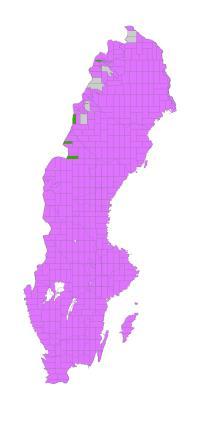 NATIONELL HÖJDMODELL Sedan 2009 har vi arbetat med att bygga upp en ny och noggrannare markmodell med höjddata över landet. Markmodellen framställs med hjälp av laserskanning från flygplan.