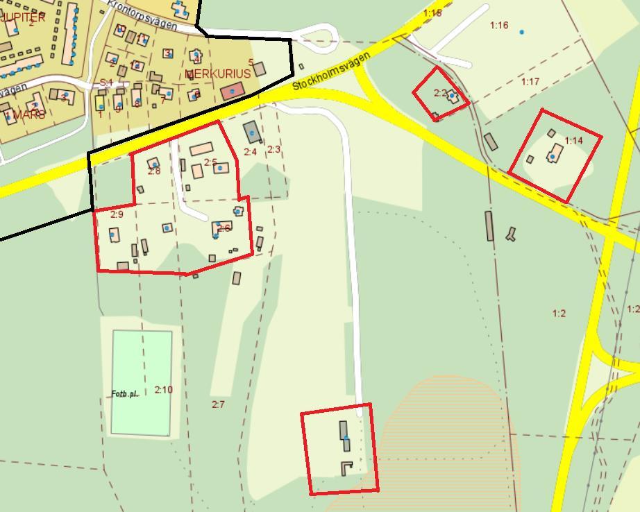 Kommunen har pekat ut området för ytterligare bostadsbebyggelse på lång sikt.