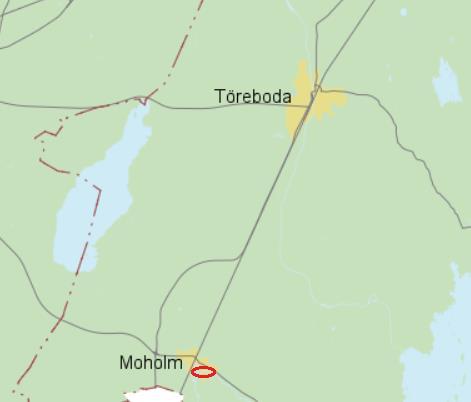 Moholm Området består av 5 fastigheter i direkt anslutning till befintligt