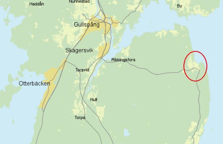 Delebäck och Delebäckstorp Två närliggande områden vid sjön Skagern i Gullspångs kommun.