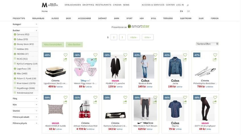 Därför avses att under 2018 lansera Smartster Shopping Center Solution, vilket är en digital lösning för köpcentrum där de fysiska butikernas aktuella erbjudanden presenteras på köpcentrumens