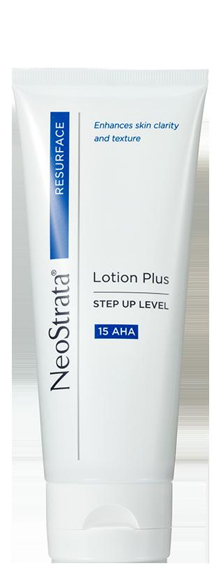 Appliceras morgon och kväll. Lotion Plus Glykolsyra, (AHA) En intensiv, exfolierande lotion för kroppen.