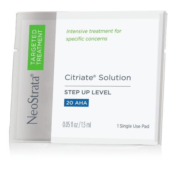 Peelingbehandling hemma Citriate Treatment System 8 st Citriate Solution (1,5ml) förpackning + 8 st Bionic Face Cream (2ml) förpackning.