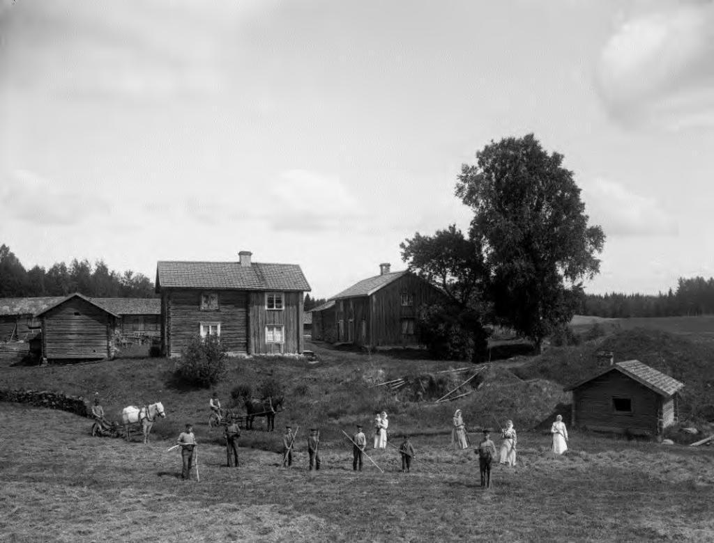 Gräsmarkerna i länet Äldre fodermarker Den häradsekonomiska kartan, som för Örebro län är från 1860-talet, visar ett landskap som skiljer sig mycket mot dagens.