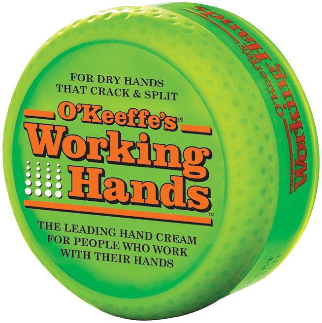 Vill du ha mjuka fina händer utan torrsprickor ska du använda O Keeffe s Working Hands handkräm! Levereras hängförpackade i diskdisplay med 6 st burkar. Art.