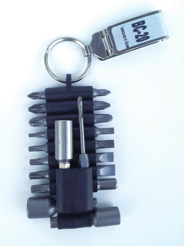 SP/PH/PZ/TX/BORR/HYLSOR Wemax bitssatsclips i 20 delar med följande innehåll: Spår 4,0 / 5,0 / 6,0 / 8,0 mm. Phillips PH1 / PH2 / PH3. Pozidriv PZ1 / PZ2 / PZ3. Torx TX10 / TX15 / TX20 / TX25 / TX30.