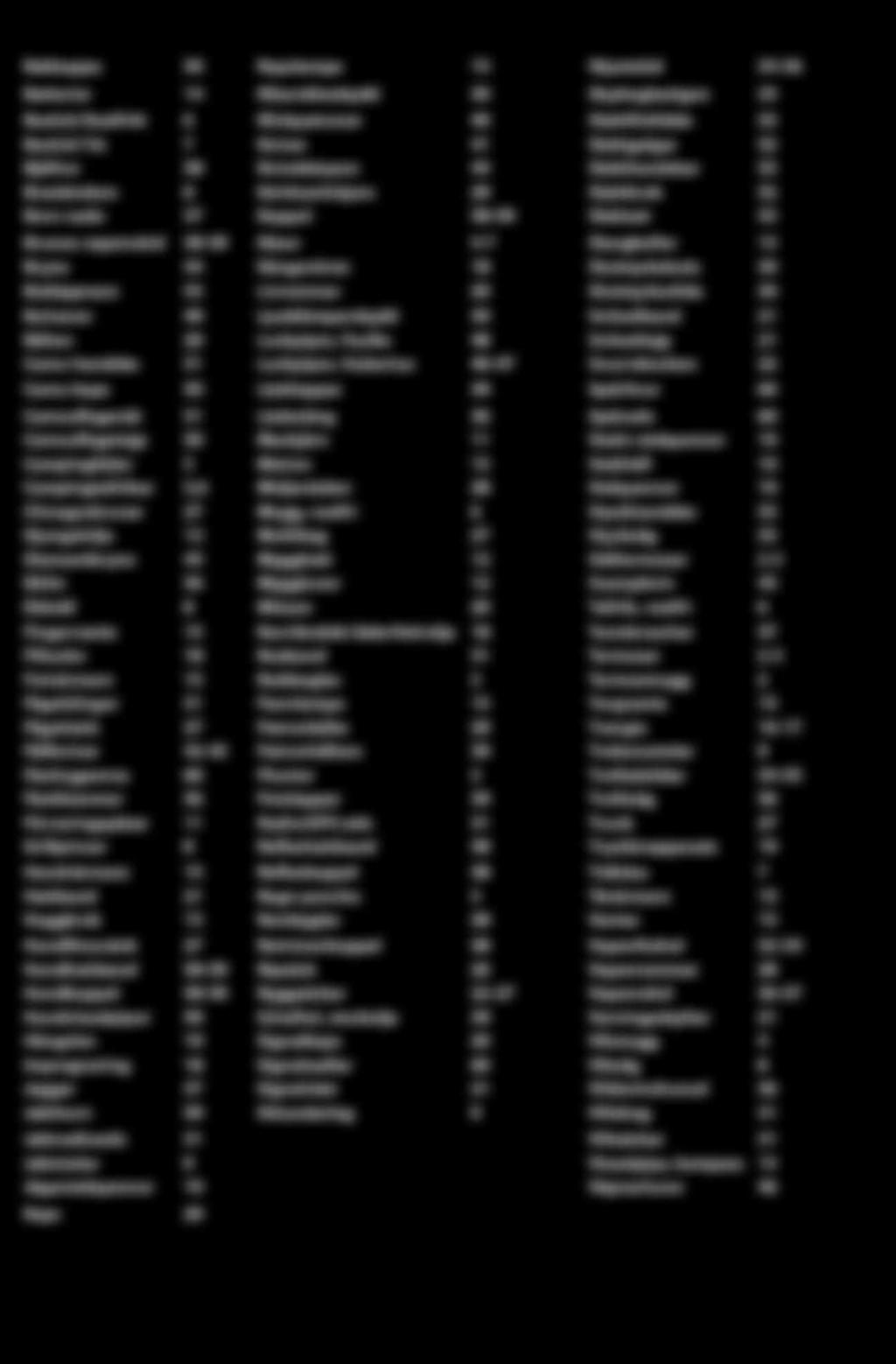 Slutstyckskula 30 Buköppnare 53 Livremmar 20 Slutstycksslida 30 Bulvaner 49 Ljuddämparskydd 30 Snitselband 21 Bälten 20 Lockpipor, Faulks 48 Snitseltejp 21 Camo-handske 51 Lockpipor, Hubertus 46-47