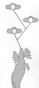 Art 491150 VILTSÄCK NR.1 För hare och fågel. 75 x 50 cm.