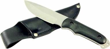 Blad i rostfritt 440 stål. Bladlängd: 11,5 cm. Totallängd: 22,5 cm.
