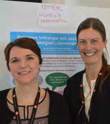 Hon har gjort en intervjustudie med deltagare från Phys-Can studien (physical training and cancer).