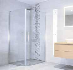 R475 Round En trotjänare bland våra duschväggar. Round ger det lilla badrummet rymd. De inåt- och utåtgående dörrarna kan fällas in mot vägg. 6900:- Pris per par inkl moms.