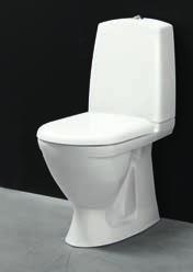 WC-lock och sits med dämpad nedfällning.