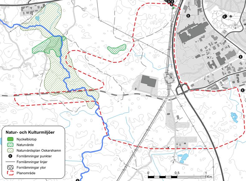 2.3.2 Skyddsvärd naturmiljö Genomförande av detaljplanen innebär att naturmark exploateras, vilket innebär en negativ påverkan på naturmiljön.