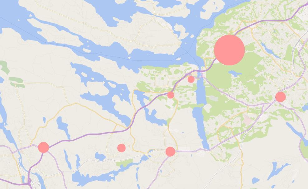 Framtida planer för kommersiell utveckling Kungens Kurva & SKHLM Butiksyta idag: Expansion: ca 280 000 kvm GLA 1 000 kvm (2020, IKEA) 60 000 kvm (2022, IKEA) 35 000 kvm (bostäder KFF) 3 000 kvm