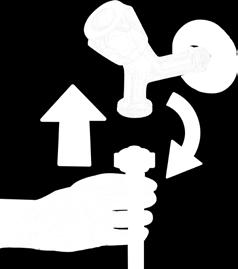 Om du ska använda dubbelt vatteninlopp med en enkelinloppsenhet (kallvatten) måste du installera det medföljande stoppet i varmvattenventilen innan du börjar använda produkten.
