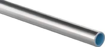 få ett blankt uteende passande för synlig installation i exempelvis badrum. Uponor Metallic PLUS skall endast kopplas med Uponors Presskopplingar.