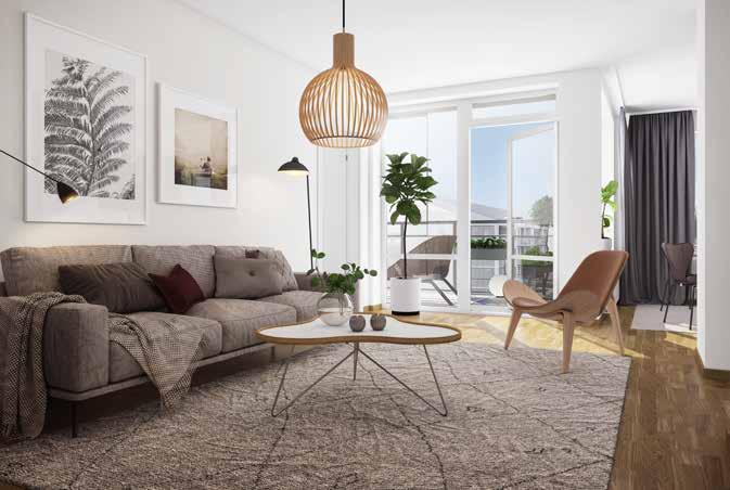 Funktionell design När vi på Skanska utvecklar nya hem lägger vi stor vikt vid att tänka igenom alla de detaljer som tillsammans skapar ett bekymmersfritt boende.