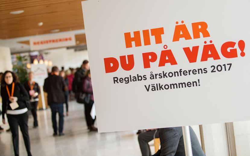 FRAMTIDEN ÄR VÅR BERÄTTELSE VART ÄR VI PÅ VÄG? Det var frågan som 400 regionala utvecklare som kom till Reglabs årskonferens 2017 i Gävle konserthus gärna ville ha svar på.