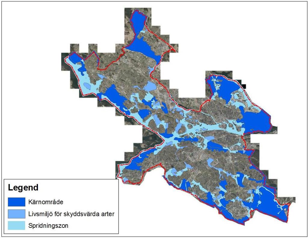 Övriga värdefulla natur- och rekreationsmiljöer Stockholms gröna kilar är ett begrepp som använts sedan början av 1990-talet.