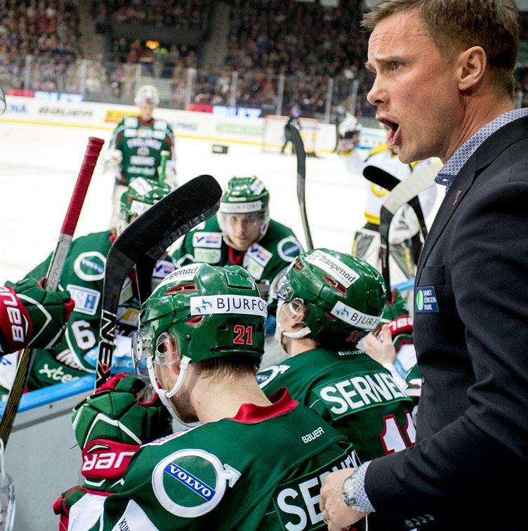 Frölunda HC 2015/2016 Nettoomsättning (tkr) 152 218 145 730 Tabellplacering 3 2 Vunna poäng 97 104 Slutplacering (efter ev.