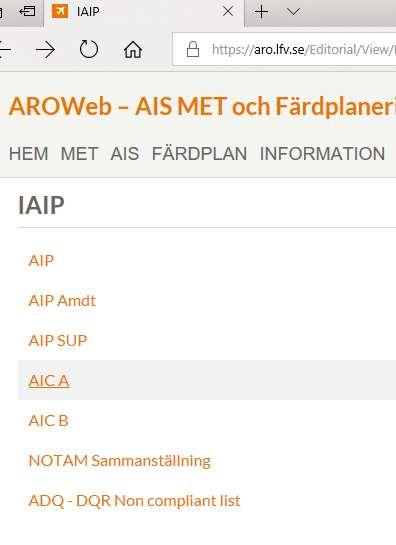 AIS Aeronautical Information