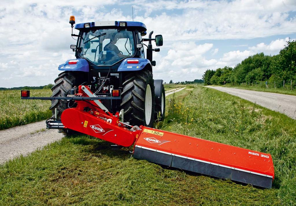 REDSKAP MED HYDRAULISK FÖRSKJUTNING RSM kan utrustas med en ram med