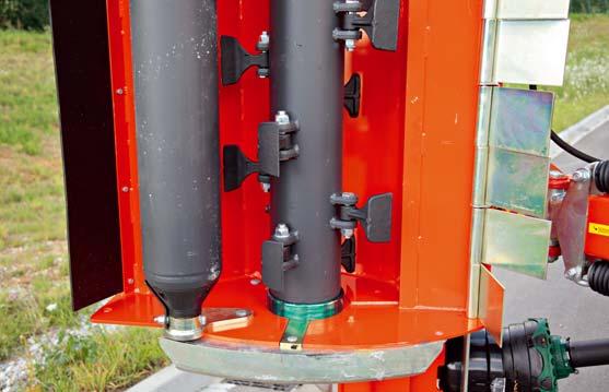 - Rotor på 450 mm med ett varvtal på 2 203 varv/min (TBE/TBES 102).