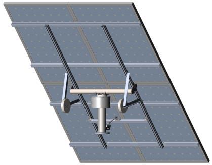 Tracker S är konstruerad för upp till 4 m² panelyta och Tracker XL för upp till 8 m².
