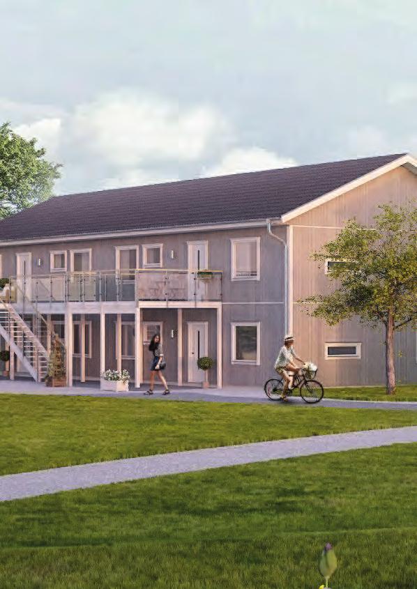 Byggnadsbeskrivning Brf Adamstorp 2-våningshusen. Hus 1, 2 och 3. Dat. 2017-11-22 Grundläggning: Platta på mark med 300 mm underliggande cellplastisolering.