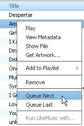 Spara spelkö som en spellista 1 Save (Spara).» Spelkö sparas som en spellista under Playlists (Spellistor). 2 Under Playlists (Spellistor) ger du spellistan namn efter behov.