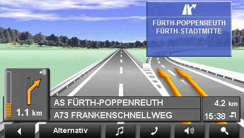 Funktioner i kartan i Navigation Klicka i kartan på valfri punkt i Navigation. Knapparna med olika funktioner visas. 2D/3D: Växlar mellan 2D och 3D. Ikonen visar aktuellt läge.