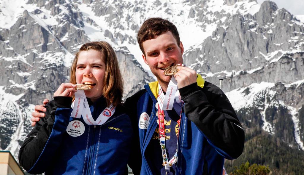 Lovisa Danielsson FUB-Östersund Lovisa Danielsson och Felix Nilsson. Båda vann OS-guld i längdskidor under Special Olympics i Österrike 2017.