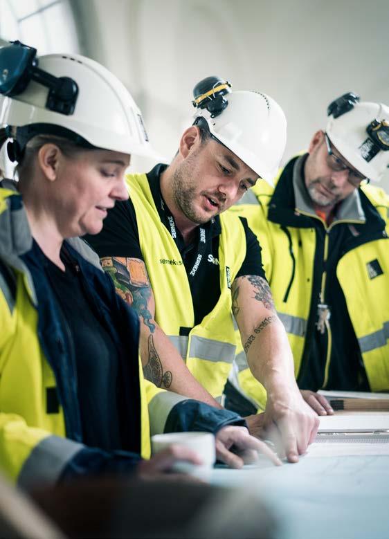 Nästa generation Att bygga nytt på gamla grunder 75 Så många generationer knyts samman i en enda byggnad. Det är något som berör mig personligen.