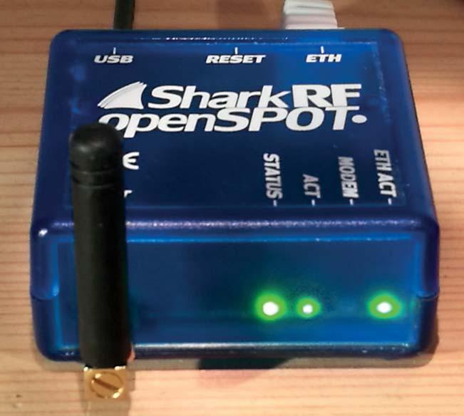 Bild 2 Openspot från SharkRF är en liten enhet med allt inkluderat.