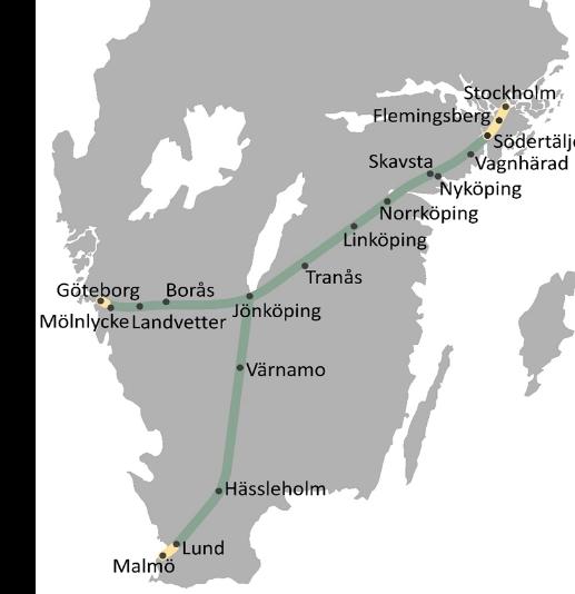 Ansvarsförhållanden/samspel mellan Trafikverket och Sverigeförhandlingen Sverigeförhandlingens förslag 1 feb 2016 Trafikverket Utreder bland annat: Fysisk framkomlighet i landskapet Kostnader/nyttor
