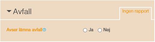 Användarguide 83 Avfall Förhandsanmälan om avfallsavlämning och att avlämna avfall är obligatoriskt i svenska hamnar, såvida fartyget inte har ett undantag från detta