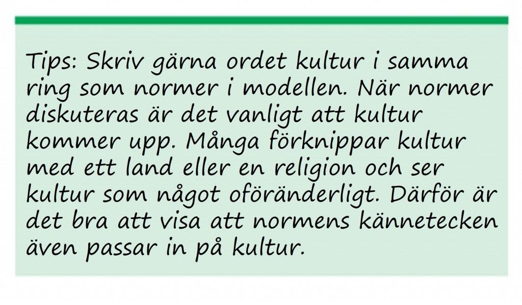 Förändras Normer beror på tid och förändras ständigt: mening 6 och 10. Hur skulle en lärare för 50 år sedan reagera om en elev inte ställde sig upp när läraren kom in i klassrummet?