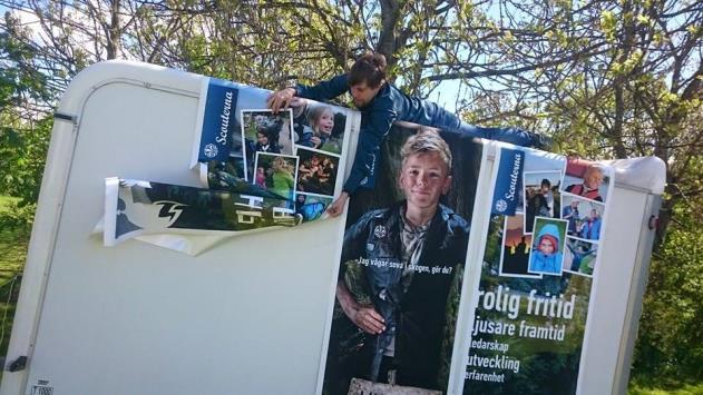 PR och Event AFFISCHERING PÅ ÅRETS BLODOMLOPP Representanter från Distriktsstyrelsen har under året representerat distriktet på både Blodomloppet och Musikhjälpen som i år hölls i Linköping.
