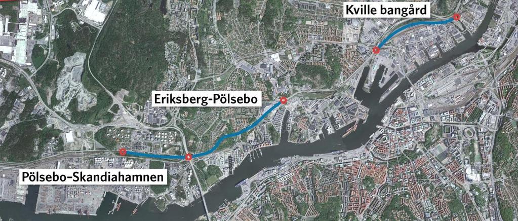 3. Den planerade järnvägens lokalisering och utformning med motiv 3.1.