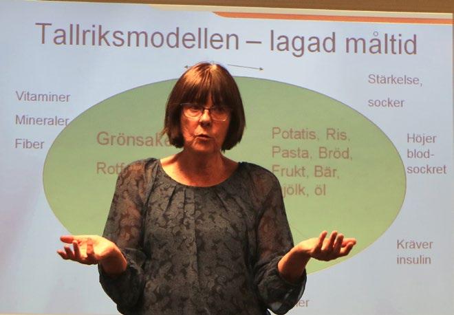 Kostråd vid diabetes har förändrats över tid Den 14 juni arrangerade Göteborgs diabetesförening en välbesökt föreläsning om diabeteskost med dietistkonsulten Eva Olausson.
