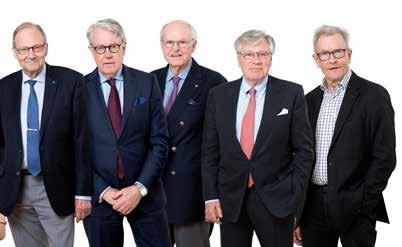 LEDAMÖTER, UTSEDDA AV HUVUDMÄNNEN Stig Nyman f landstingsråd Ulf Lagerström direktör Olof Sjöström generalkonsul Ulrik Ringborg professor Utsedd av styrelsen för Cancerföreningen i Stockholm